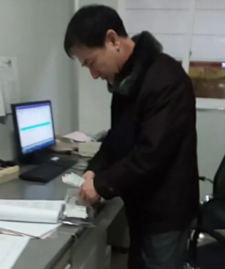 送血司机出发前