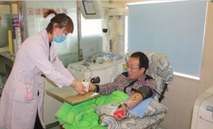 两次在咸阳参加无偿献血